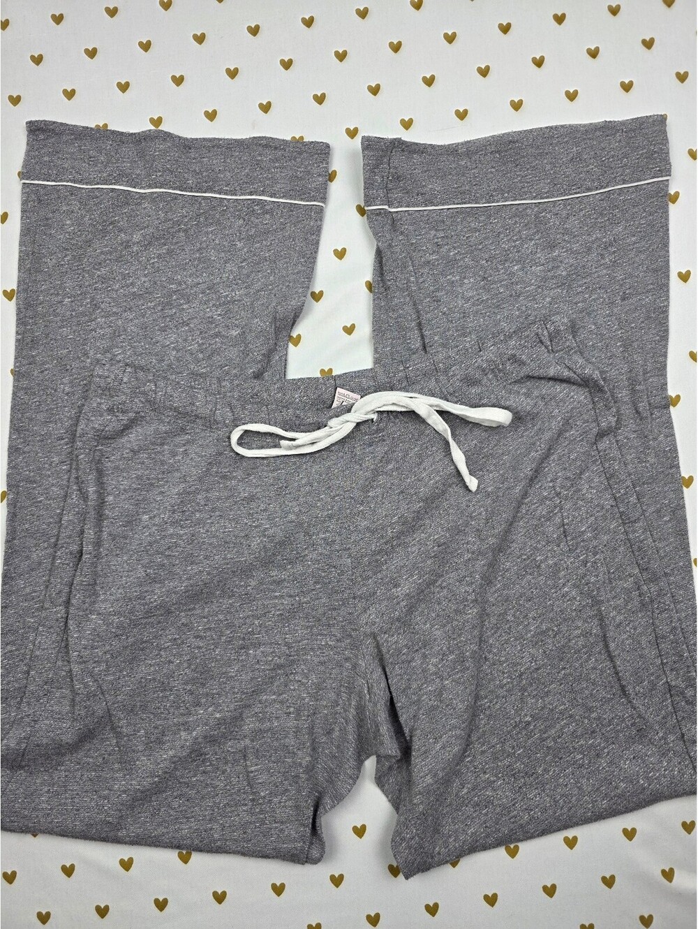 Victorias Secret Grey Medium Short Sleep Pants Pajama Bottoms Cotton